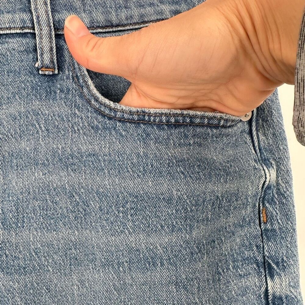 MADEWELL Women's The Tall '90s Straight Enmore Blue Wash Jean Jeans size 33T - Picture 8 of 13